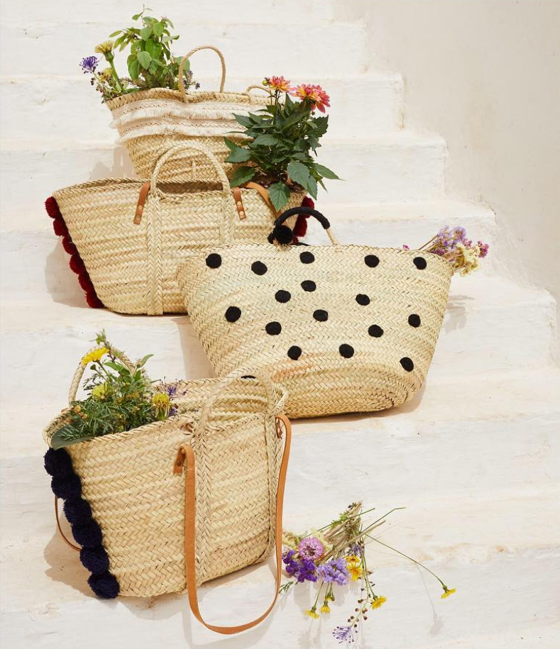 summer in baskets