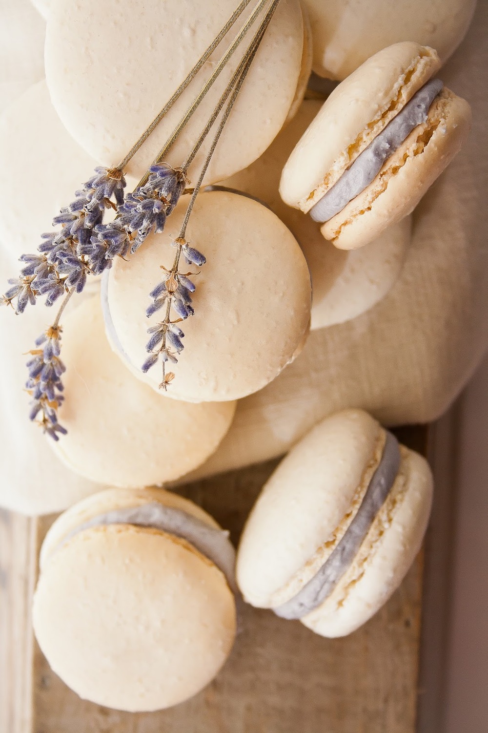 lavender macaroons